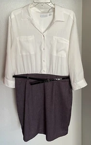 New York & Company Women's Dress Shirt & Skirt Combo Size 16 - Picture 1 of 2
