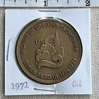 1971 CLEVELAND OHIO generał Moses Cleaveland 1796 mosiężna moneta żeton medal OH