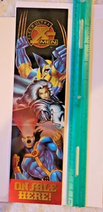 RARE 1995 Marvel Fleer Ultra X-Men Chromium 11 Inch PROMO CARD BOOKMARK - Picture 1 of 3