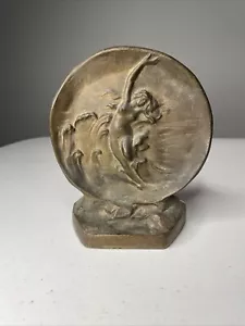 Antique Bronze Sculpture Of A Woman- Heavy 1880s-1890s - Picture 1 of 8