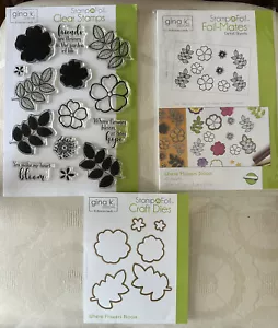 Gina K Designs Stamp set, Dies and Foil-Mates - Picture 1 of 7