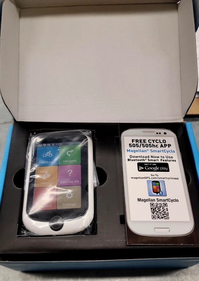 Bike Computer Magellan Cyclo 505hc Cycling GPS Computer - Image 1 of 4