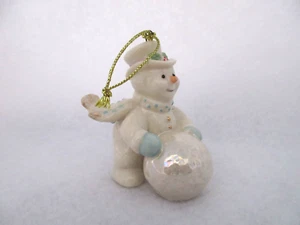 Snowman With Snowball Lenox Snow Pals Mini Ornament Tree Replacement - NEW - Picture 1 of 4
