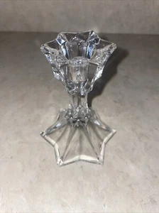 Candelabro/cónico de cristal de plomo DePlomb 6 puntos forma estrella David 4 pulgadas Lenox - Imagen 1 de 5