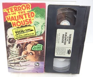 VHS Terror im Spukhaus Horrorfilm Rhino Video ungeschnitten Psychorama - Bild 1 von 1