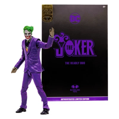 Figurine Joker "Gold Label" 18cm - Batman - Limited Edition - DC - Mc Farlane - Photo 1/4