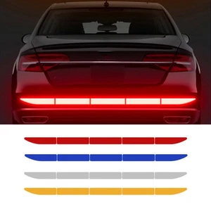 Pegatinas reflectantes para automóvil cinta de advertencia de seguridad parachoques calcomanía accesorios de ajuste - Imagen 1 de 17