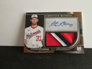 Stephen Strasburg /15 Material/Auto - Picture 1 of 7