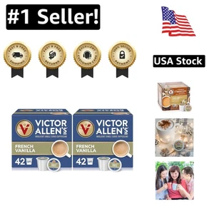 Victor Allen's Smooth French Vanilla Cappuccino Pods - 84 Count, Pure Indulgence - Picture 1 of 10