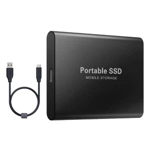 2TB External Hard Drive SSD Disk Memory Storage USB 3.0 HDD for PC Laptop Phone - Picture 1 of 11