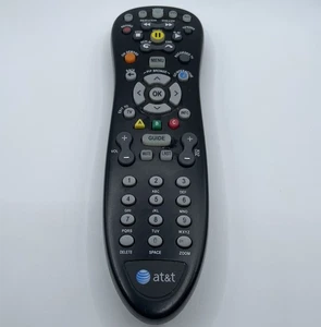 AT&T U-verse S10-S4 Standard Universal TV Remote Control DVR Black Replacement - Picture 1 of 6