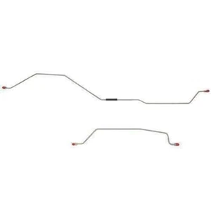 Líneas de freno de eje trasero para tambores traseros Jeep Wrangler 1997-2006 Dana 44 WRA0357SS - Imagen 1 de 2