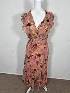 Paige Women’s Multicolor 100% Silk Sleeveless Dress Size S - Picture 1 of 9