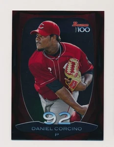 DANIEL CORCINO ⚾ 2013 Bowman Chrome Top 100 Prospects Insert #BTP-92 Reds - Picture 1 of 1