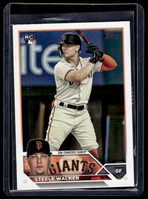 2023 Topps Rookie Steele Walker Rookie #264 San Francisco Giants - Image 1 of 2