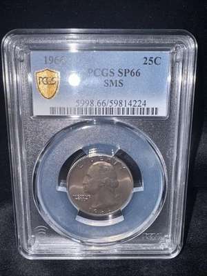 1966  SMS Washington Quarter PCGS SP66 - Image 1 of 4