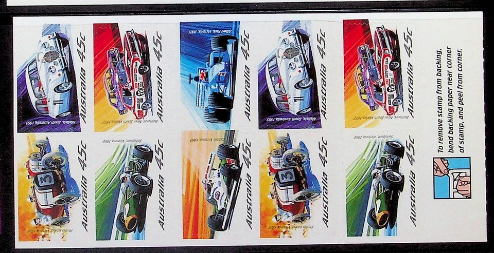 AUSTRALIA Sc 2046b NH FOLLETO DE 2002 - COCHES - Sc$10 - (ZN25) Foto 1 de 1