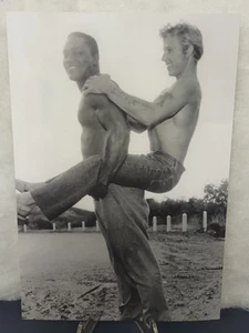 4x6in. Reprint Photo - 2 Affectionate, Playful, Handsome Men - Gay Interest - Picture 1 of 3