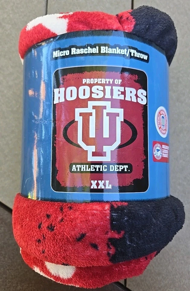 Manta Hoosiers Micro 50"X60" Indiana IU NUEVA.  SKU15 Foto 1 de 4