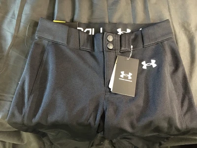 Pantalones cortos de softbol Under Armour para niñas - negros, talla YM, NUEVOS CON ETIQUETAS Foto 1 de 4