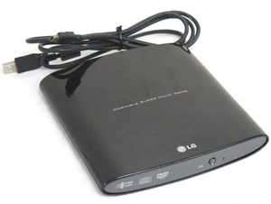 LG Portable Super Multi Drive DVD/CD GP08NU20 USB Rewriting Tested Working - Picture 1 of 12