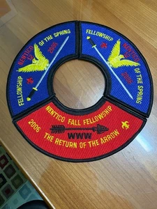 Boy Scout patches 2006 Nentico Lodge 12 Baltimore - patches make a circle - Picture 1 of 5