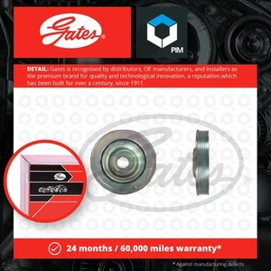 Crankshaft Pulley (TVD) fits VAUXHALL Torsional Vibration Damper Gates 3553053 - Picture 1 of 2