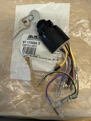 Genuine Mercury Mariner Remote Control Box Outboard Ignition Switch & 2 Keys - Image 1 of 2