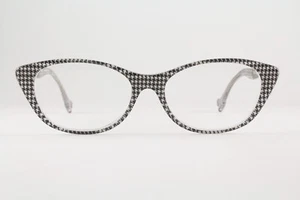 Authentic Face a Face BOCCA SEXY 1 Col.AT17 52mm Houndstooth Black Red Italy - Picture 1 of 6