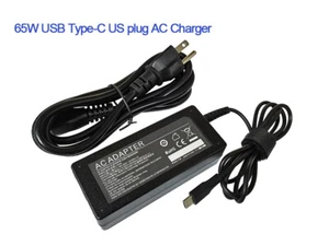 65W Power Type-C Charger USB-C AC Adapter For Lenovo Yoga 920-13IKB 80Y7 80Y8 - Picture 1 of 6