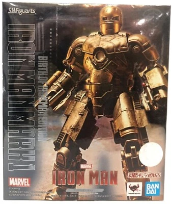 FIGURA BANDAI S.H.FIGUARTS MARVEL IRON MAN MARCA 1 NACIMIENTO DE IRON MAN EDICIÓN Foto 1 de 4