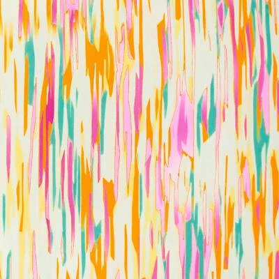 Viskose Stoff abstrakte Streifen, natur (Meterware ab 0,50m) - Bild 1 von 4