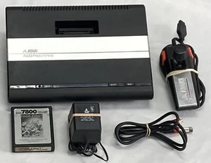 Atari 7800 Pro Console in Excellent Condition w/ Game, Joystick, Connections - Picture 1 of 6