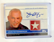 2011 Topps American Pie Auto Relics John Ratzenberger Card