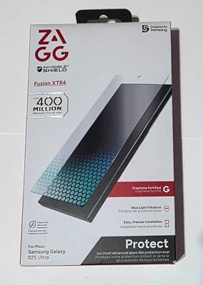 NEW ZAGG InvisibleShield Fusion XTR4 Screen Protector Samsung Galaxy S25 Ultra - Image 1 of 4