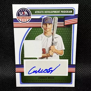 2023 Stars & Stripes Conner Weese National Team Rookie Patch Auto Relic ADPS-CW - Picture 1 of 2