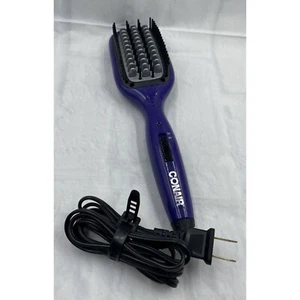 Conair Smooth & Straighten Straightening Brush With Ceramic Technology == - Picture 1 of 11