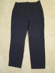 Spanx Jeans Women Medium Blue High Rise Straight Pull On Pants Shaping Dark Wash - Picture 1 of 9