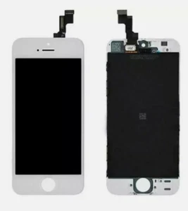 DISPLAY LCD VETRO TOUCH APPLE IPHONE 5 5S WHITE SCHERMO - Foto 1 di 2