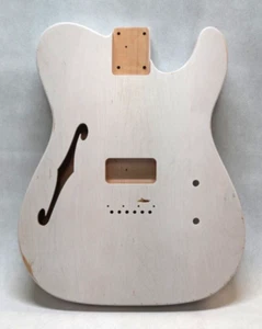 Custom Order Guitar Body, Semi Hollow TC, Aged Satin Nitro, Fits Tele® Neck - Picture 1 of 1
