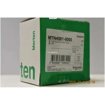 Knx MTN4581-0000 USB Douille Outlet Insert 1 Gang Gris (2859 / CD5/Dx ) - Photo 1/3