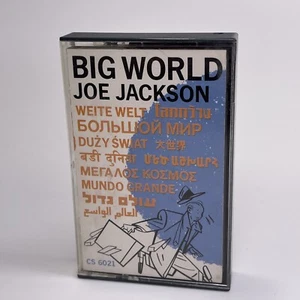 Joe Jackson, Big World (Audio Cassette Tape, 1986) Cream Cart, Shanghai Sky - Picture 1 of 8