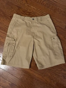 Levi's pantaloncino uomo taglia 36 ripstop portapacchi cargo kaki marrone vestibilità ampia 10" - Foto 1 di 9