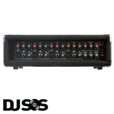 Pulse PMH200 2 x 100w Power Mixer Amplifier 4 Channel Amp DJ DISCO KARAOKE - Image 1 of 2