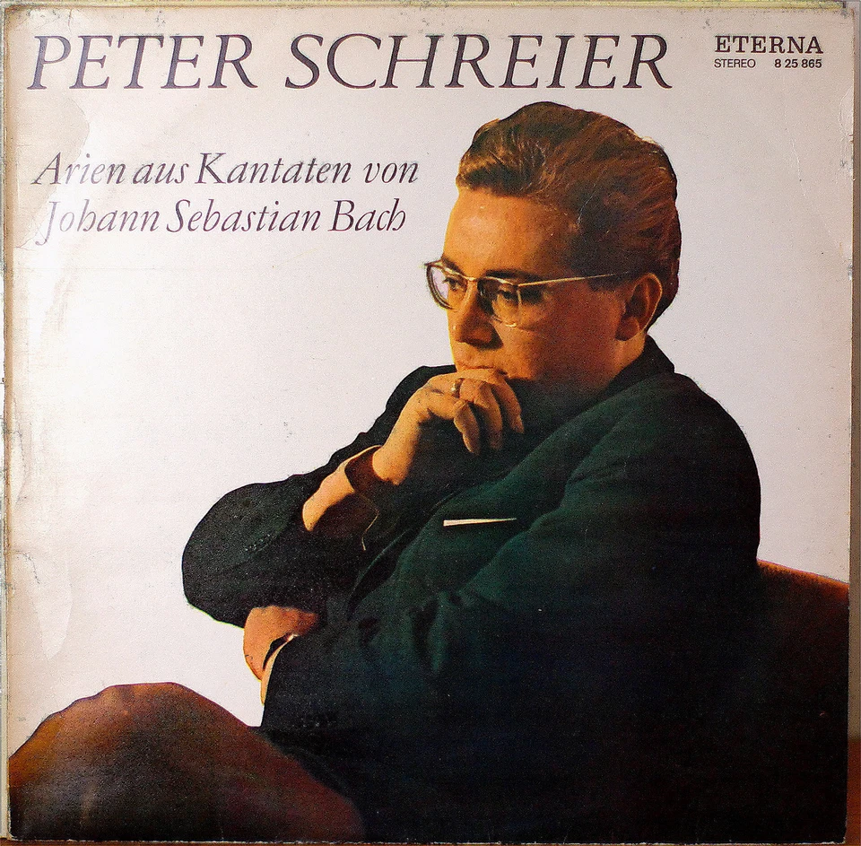 PETER SCHREIER: Bach Arien aus Kantaten (Arias & Cantatas)-M1971LP GERMAN IMP - Image 1 of 1