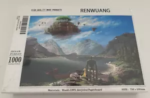 Renwuang Jigsaw Puzzle 1000 Pcs. High Quality Wood Products 29.5"x20"-NEW SEALED - Picture 1 of 6