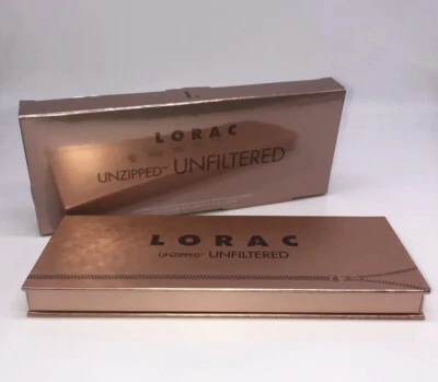 Lorac Unzipped Unfiltered Eye Shadow Palette with Dual-Ended Brush 10.5 g- NEW - Image 1 of 3
