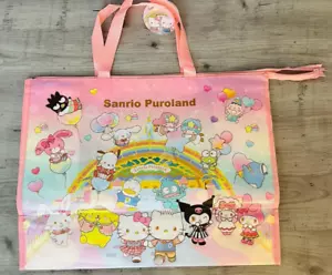 NEW Original Sanrio Puroland Japan Exclusive Reusable Large Shopping Bag - Picture 1 of 6