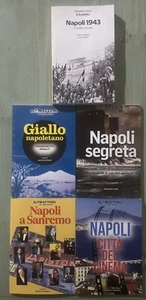 X 5 LIBRI NAPOLI SEGRETA GIALLO NAPOLETANO NAPOLI 1943 NAPOLI CITTA’ DEL CINEMA - Foto 1 di 2