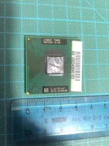 Cpu Intel Core 2 Duo Mobile T5850 SLA4C LF80537 5847A812 2.16/2M/667 - Foto 1 di 2